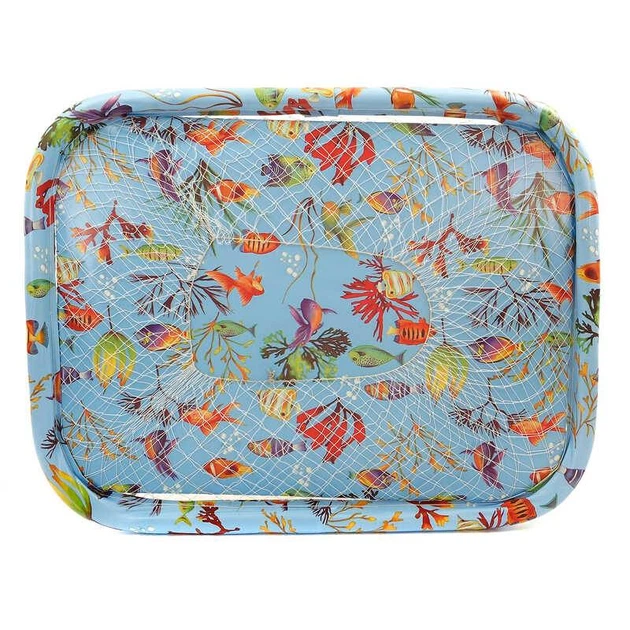 Манеж детский "Морское дно", мягкое дно, крупная сетка. Blue (47535) - изображение 3