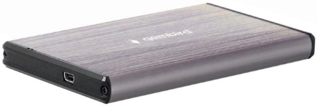 Зовнішня кишеня Gembird USB 3.0 2.5" enclosure brushed aluminum Light-grey (EE2-U3S-3-LG) - зображення 1