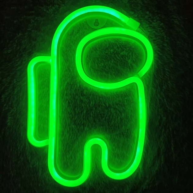 Неоновый светильник Neon Lights "Среди нас" Ночник декоративный ...