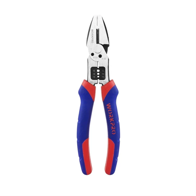 Плоскогубцы многофункциональные WORKPRO 200 мм CR-Ni PRO PLUS WP231085 - изображение 2