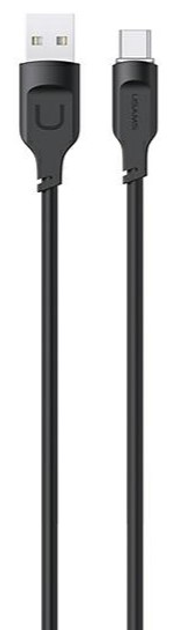 Кабель Usams USB Typ-C PD Fast Charging 1.2м 6 A Lithe Series Чорний (6958444979199) - зображення 1