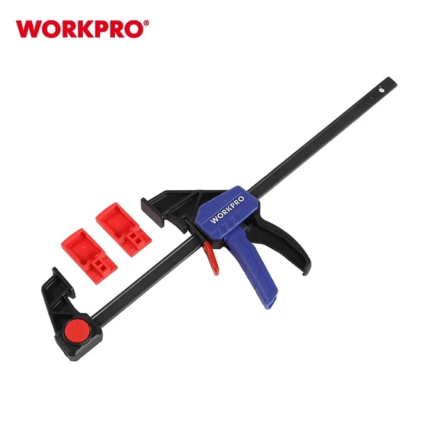 Струбцина быстрозажимная WORKPRO 300 мм PRO WP232036 - Фото 4 Струбцина быстрозажимная WORKPRO 300 мм PRO WP232036 - изображение 4
