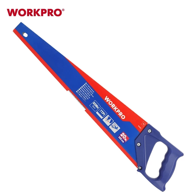 Ножовка по дереву WORKPRO 500 мм 7TPI W016020 - изображение 9