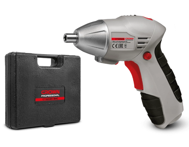 Винтоверт аккумуляторный CROWN CT22023 BMC - Фото 1 Винтоверт аккумуляторный CROWN CT22023 BMC - изображение 1