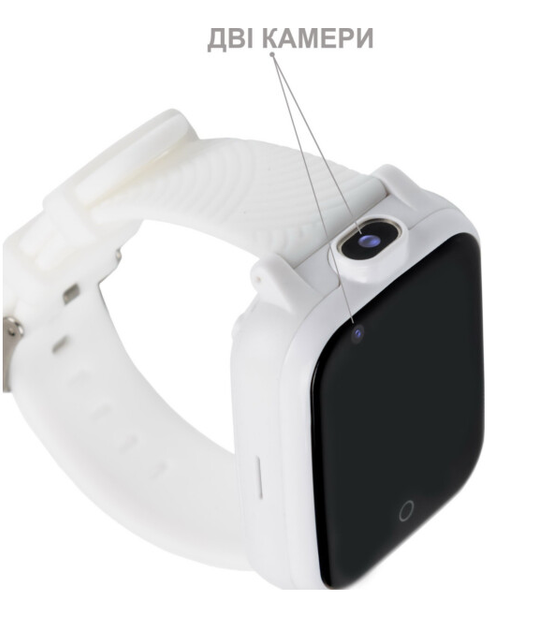 Дитячий смарт-годинник з відеодзвінком AmiGo GO006 GPS 4G WIFI VIDEOCALL White Білі - Фото 6 Дитячий смарт-годинник з відеодзвінком AmiGo GO006 GPS 4G WIFI VIDEOCALL White Білі - зображення 6