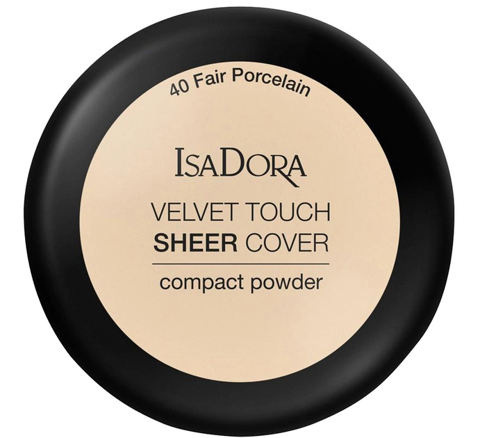 Puder Isadora Velvet Touch Sheer Cover Ultra 10 g (7317859310062) - obraz 1