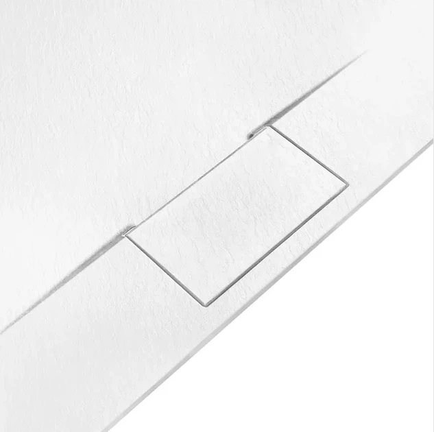 Душовий піддон REA BAZALT 80x120 LONG WHITE - изображение 3