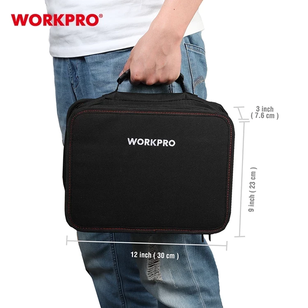 Набор инструментов универсальный WORKPRO (100 пред.) W009057 - изображение 9