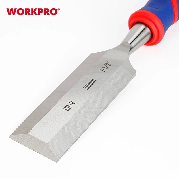 Стамеска - долото ударная WORKPRO 38 мм CR-V PRO WP243012 - изображение 4