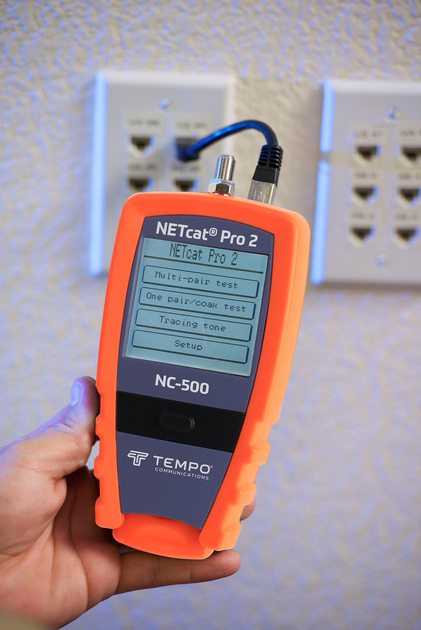 Сетевой тестер витой пары RJ45 Tempo NeTcat Pro NC-500 - изображение 4
