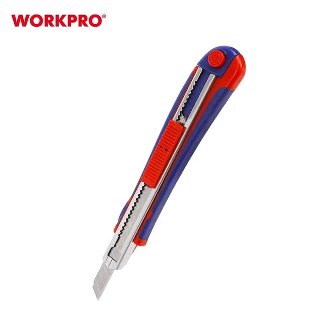 Ніж сегментний посилений з легкою заміною лез WORKPRO 9 мм PRO WP212010 - зображення 2