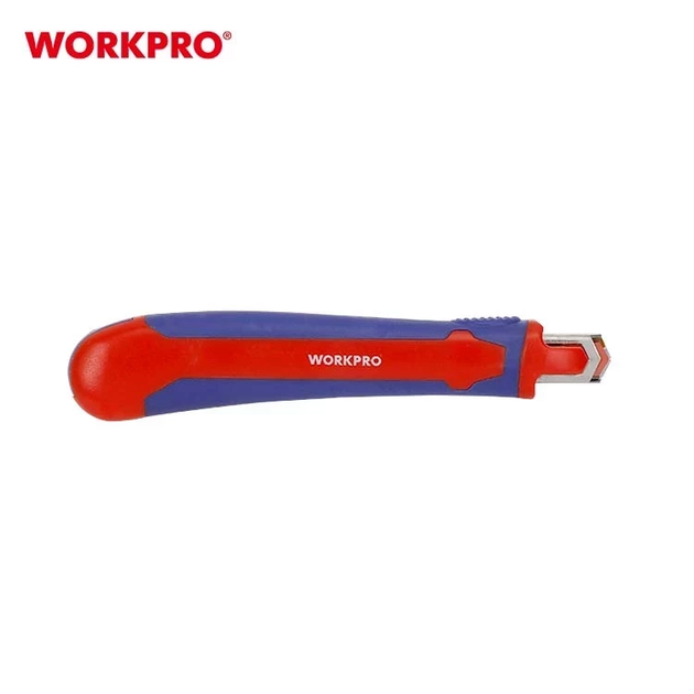 Ніж сегментний посилений з легкою заміною лез WORKPRO 9 мм PRO WP212010 - зображення 4
