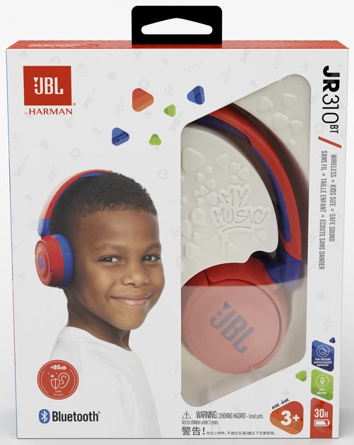 Навушники JBL JR 310 BT Red (JBLJR310BTRED) - Фото 7 Навушники JBL JR 310 BT Red (JBLJR310BTRED) - зображення 7