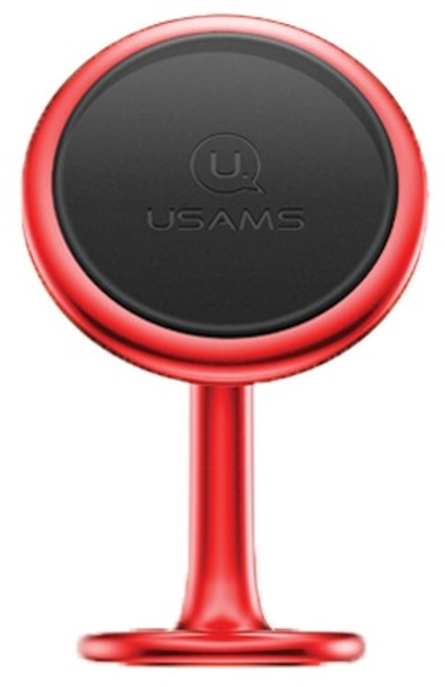Тримач Usams Air Vent Clip магнітний на панель водія Червоний (6958444969831) - зображення 1