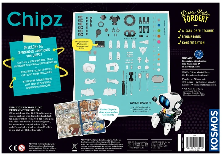 Робот Kosmos Chipz (німецькою мовою) (4002051617127) - зображення 6
