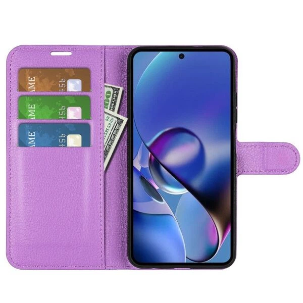 Чохол-книжка Deexe Book Type для Motorola Moto G54 / G54 Power - Purple - зображення 2