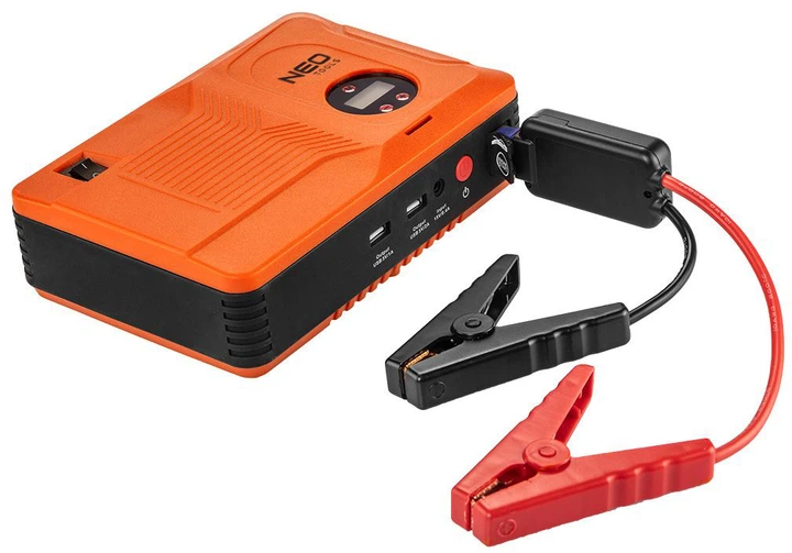 Urządzenie rozruchowe NEO Tools Jumpstarter 14000 mAh 400 A kompresor latarka 11-997 (5907558452242) - obraz 6