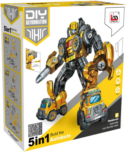 Игровой набор Maya Toys Робот 5 в 1 (6902241802136) - Фото 4 Игровой набор Maya Toys Робот 5 в 1 (6902241802136) - изображение 4