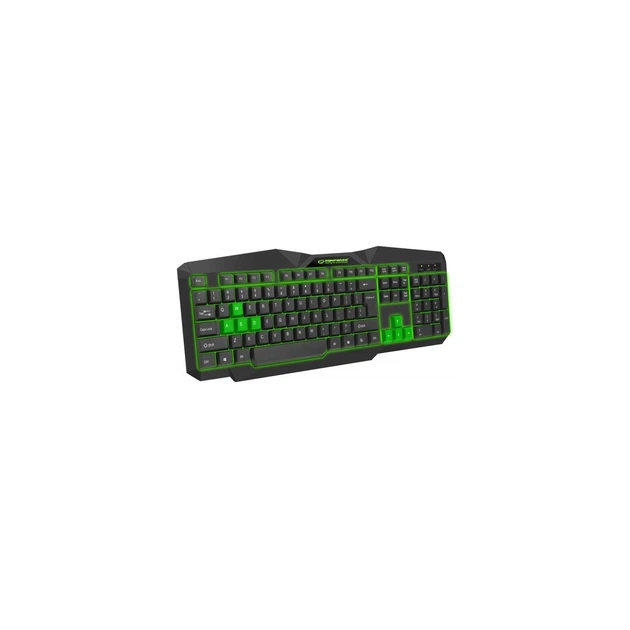 Клавіатура Esperanza EGK201 Green USB LED (EGK201GUA) - Фото 1 Клавіатура Esperanza EGK201 Green USB LED (EGK201GUA) - зображення 1
