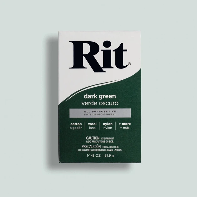 Барвник для одягу Rit Dye Dark Green (83350) - Фото 1 Барвник для одягу Rit Dye Dark Green (83350) - зображення 1