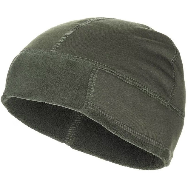 Флисовая шапка подшлемник MFH BW Hat Fleece тактическая флис олива L XL - изображение 2