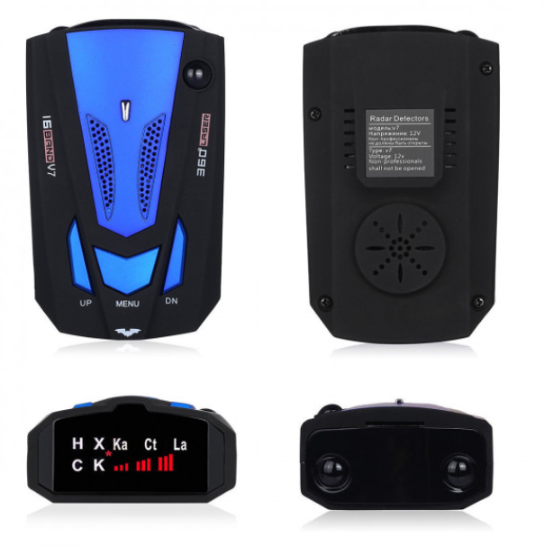 Антирадар светодиодный GRB Radar Detector дисплей 16 BAND V7 360 градусов - изображение 4