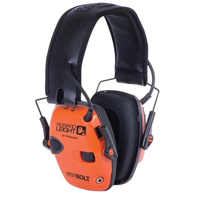 Навушники тактичні активні Howard Leight шумозаглушувальні Impact Sport BOLT R-02231 Orange - зображення 1