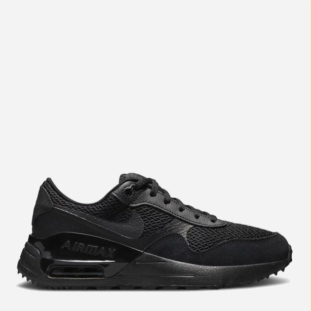 Акция на Підліткові кросівки для хлопчика Nike Air Max Systm (Gs) DQ0284-004 38.5 Чорні от Rozetka