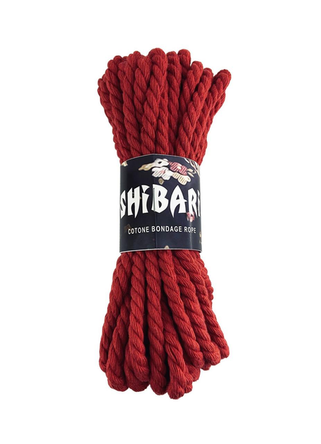 Хлопковая веревка для Шибари Feral Feelings Shibari Rope, 8 м красная ...
