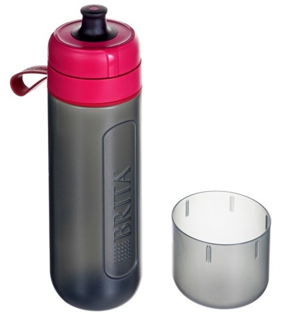 Пляшка для води Brita Fill&Go Active 600 мл Black Pink (AGDBRIBUF0006) - зображення 3