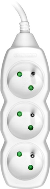 Przedłużacz Tracer PowerCord 3 gniazda 1.5 m White (TRALIS44613) - obraz 3