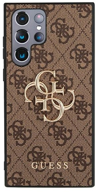 Etui plecki Guess 4G Big Metal Logo do Samsung Galaxy S23 Ultra Brown (3666339114893) - obraz 2