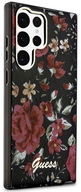 Панель Guess Flower Collection для Samsung Galaxy S23 Ultra Хакі (3666339117276) - зображення 3