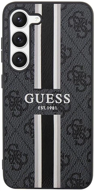 Панель Guess 4G Printed Stripe для Samsung Galaxy S23 Чорний (3666339117436) - зображення 2