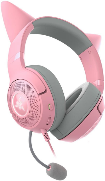 Słuchawki Razer Kraken Kitty V2 Quartz (RZ04-04730200-R3M1) - obraz 3