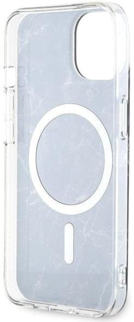 Панель Guess Marble MagSafe для Apple iPhone 14 Чорний (3666339127244) - зображення 2