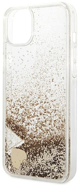 Etui plecki Guess Glitter Charms do Apple iPhone 14 Plus Gold (3666339094003) - obraz 3