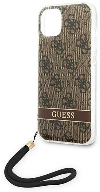 Панель Guess 4G Print Strap для Apple iPhone 14 Plus Коричневий (3666339093846) - зображення 3
