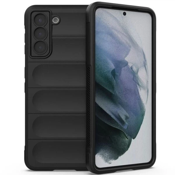 Силиконовый (TPU) чехол Deexe Terra Case для Samsung Galaxy S21 (G991) - Black - Фото 1 Силиконовый (TPU) чехол Deexe Terra Case для Samsung Galaxy S21 (G991) - Black - изображение 1