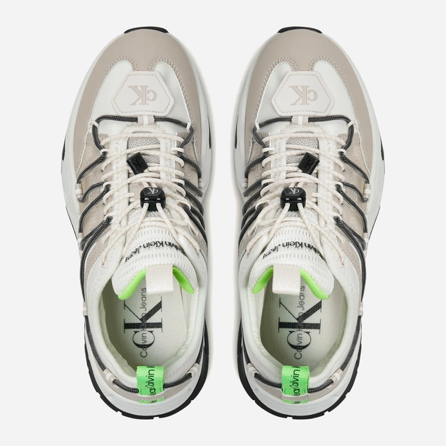 Sneakersy damskie na wysokiej platformie Calvin Klein Jeans YW0YW01213 39 Beżowe (8720108613866) - obraz 5