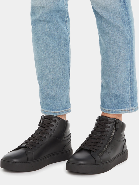 Чоловічі кеди високі Calvin Klein HM0HM01269 44 Чорні (8720108734653) - зображення 5
