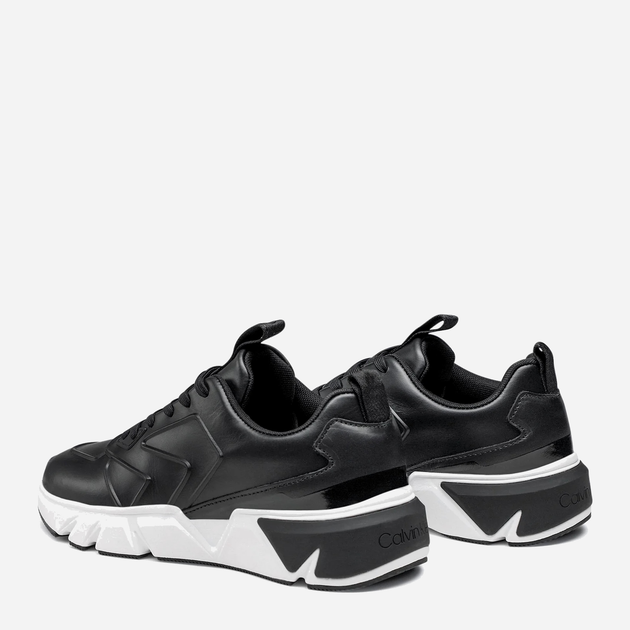Sneakersy męskie Calvin Klein HMOHM00995 45 Czarno-białe (8719856992767) - obraz 3