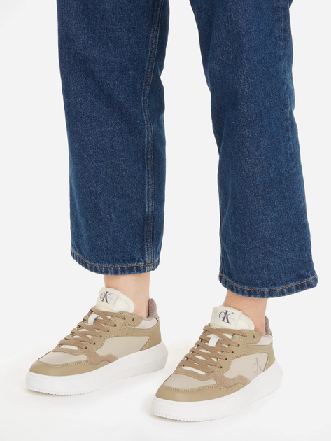 Жіночі снікери Calvin Klein Jeans YW0YW01171 37 Бежеві (8720108619035) - зображення 5