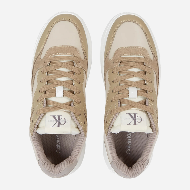 Sneakersy damskie Calvin Klein Jeans YW0YW01171 39 Beżowe (8720108619295) - obraz 4