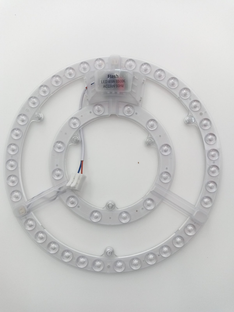 LED-модуль ремкомплект Flash 48w d260mm з пультом AC165-265V для світильників.3000-6500k 95Lm/w - зображення 2