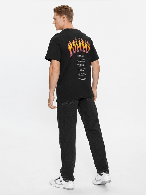 Koszulka męska bawełniana Tommy Jeans DM0DM17739 L Czarna (8720644994351) - obraz 3