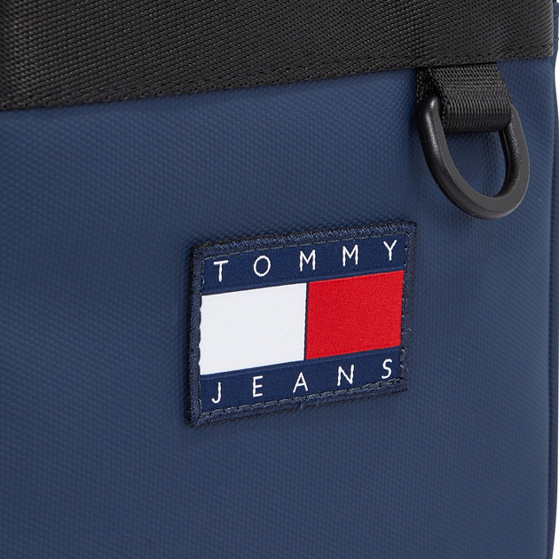 Torba listonoszka męska Tommy Jeans AM0AM11663 C87 TJM DLY ELEV Reporter Granatowa (8720645288831) - obraz 4