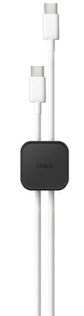 Набір органайзерів Uniq Pod для кабелю самоклеючі, магнітні 8 шт. Темно-Сірі (8886463685013) - зображення 1