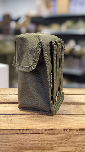 Підсумок мультифункціональний мед. Олива Mil-Tec KOPPELTASCHE MULTIPURPOSE MED. OLIV (13490101) - Фото 4 Підсумок мультифункціональний мед. Олива Mil-Tec KOPPELTASCHE MULTIPURPOSE MED. OLIV (13490101) - зображення 4