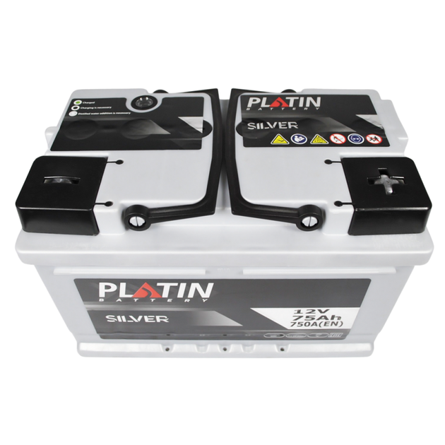 Автомобільний акумулятор PLATIN Silver MF 75Ah 750A R+ - зображення 2